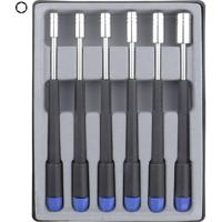 Donau Elektronik Elektronica en fijnmechanica Schroevendraaierset 6-delig Dop (zeskant) - thumbnail