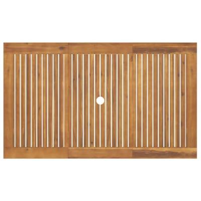 7-delige Tuinset massief acaciahout