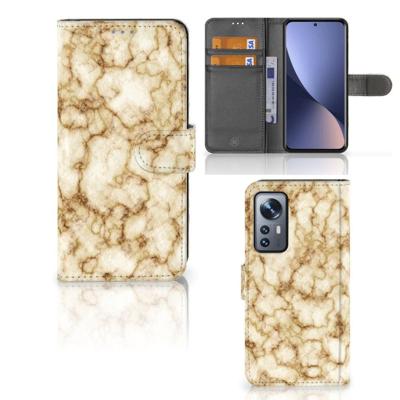 Xiaomi 12 | 12X | Bookcase | Marmer Goud