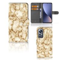 Xiaomi 12 | 12X | Bookcase | Marmer Goud - thumbnail