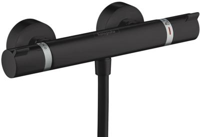 Opbouw Douchethermostaat Ecostat Comfort Hansgrohe Mat Zwart Opbouw Douchethermostaat Ecostat Comfort Hansgrohe Mat Zwart