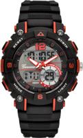 Garonne Kids KQ28Q475 Horloge Sports Ana-Digi kunststof zwart-rood 38 mm - thumbnail