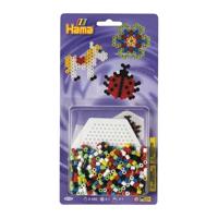 Hama Strijkkralen paard/lieveheersbeestje/bloem 450 stuks - thumbnail