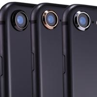 TOTUDESIGN voor iPhone 8 & 7 0.28 HD getemperd glas Camera Lens beschermende Film Set(Silver) - thumbnail