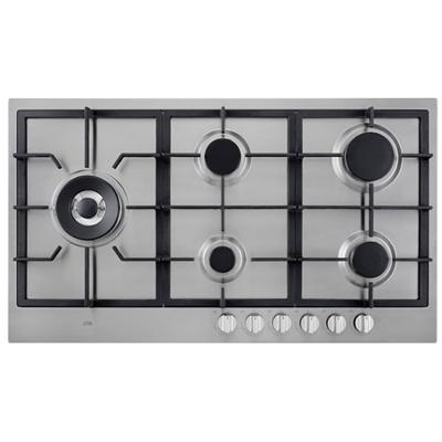 ETNA KGF889RVSA kookplaat Roestvrijstaal Ingebouwd Gaskookplaat 5 zone(s)