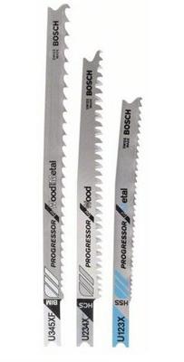 Bosch Accessoires 3-delige decoupeerzaagbladenset U 123 X; U 234 X; U 345 XF 1st - 2607010516 - thumbnail