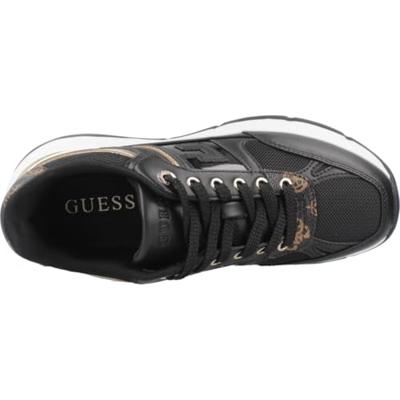 Guess Fonzy Sneakers Dames Zwart - Maat 36 - Kleur: Zwart | Soccerfanshop