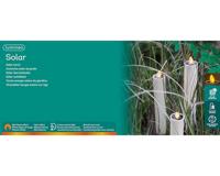 LED Solar kaars fakkel Ø4-H90cm wit - thumbnail