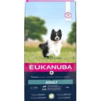 EUKANUBA premium hondenvoer met lamvlees & rijst voor kleine en middelgrote rassen - droogvoer voor volwassen honden, 12 kg - thumbnail