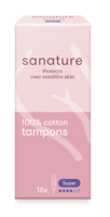 Sanature 100% Katoen Tampons Super - thumbnail