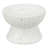 Trixie voerbak / drinkbak kat verhoogd keramiek wit - thumbnail