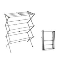 Inklapbare en uitschuifbare kledingdroger met 3 niveaus Cloxy InnovaGoods 11 Stangen - thumbnail