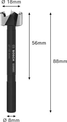 Bosch Accessories 2608901826 Forstnerboor 18 mm Gezamenlijke lengte 88 mm 1 stuk(s)
