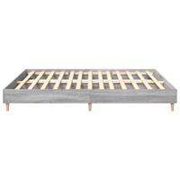 Bedframe zonder matras 180x200 cm spaanplaat grijs Sonoma - thumbnail