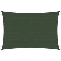 VidaXL Zonnezeil 160 g/m² 6x7 m hdpe donkergroen - thumbnail