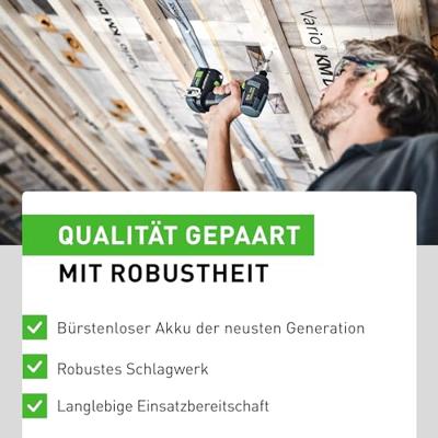 Festool TID 18 5,0/4,0-Set TPC 18/4 Accu Combiset 18V 4.0/5.0Ah in Systainer - 577654