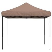 VidaXL Partytent inklapbaar pop-up 292x292x315 cm bruin - thumbnail