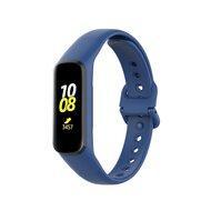 Siliconen bandje - Donkerblauw - Samsung Galaxy Fit 2