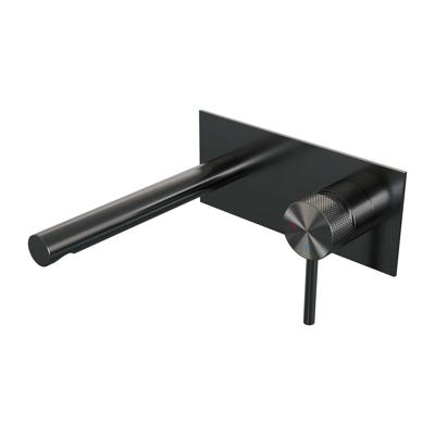 Inbouw Wastafelmengkraan Brauer Gunmetal Carving Coldstart Rechte Uitloop Ronde Hendel Rechts Geborsteld Gunmetal Met Afdekplaat Inbouw Wastafelmengkraan Brauer Gunmetal Carving Coldstart Rechte Uitloop Ronde Hendel Rechts Geborsteld Gunmetal Met Afdekplaat