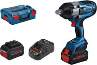 Bosch Blauw GDS 18V-1050 H | Professional Slagmoeraanzetter | met 2 x 8,0 Ah ProCORE accu en lader - 06019J8502 - thumbnail