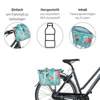 Basil bloom field fietshandtas - duurzaam, waterdicht, blauw - thumbnail