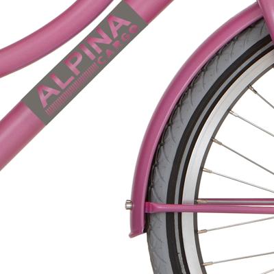 Alpina spatbord set 20 cargo fuchsia pink matt