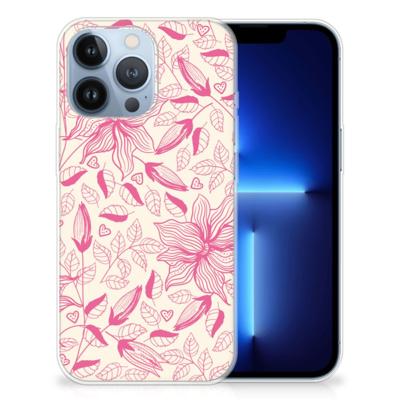 Apple iPhone 13 Pro | TPU Case | Pink Flowers