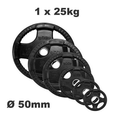 Olympische Halterschijf 50 mm - Body-Solid - 25 kg - Rubber coated
