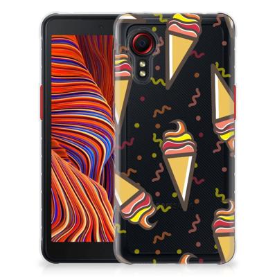 Samsung Galaxy Xcover 5 | Siliconen Case | Icecream