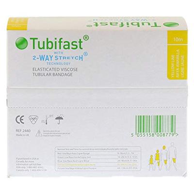 Tubifast Geel 10,75cmx10m 1 2440