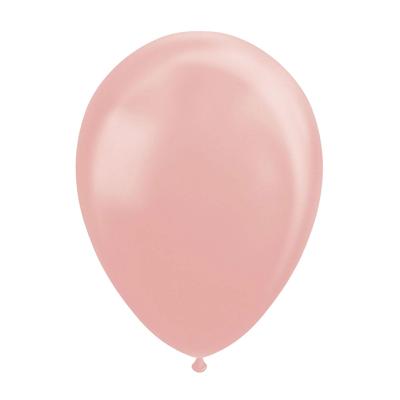 Globos Ballonnen pearl rose goud 30cm, 10st.
