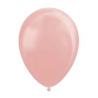 Globos Ballonnen pearl rose goud 30cm, 10st. - thumbnail
