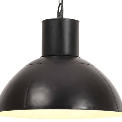 VidaXL Hanglamp rond 25 w e27 48 cm zwart