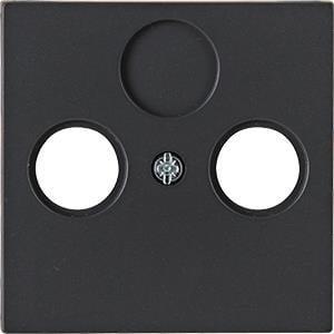 Kopp HK07 antraciet afdekplaat voor coax - 4623040
