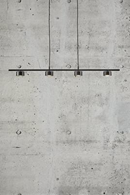 Nordlux 4-lichts hanglampClyde zwart design - 2010813003