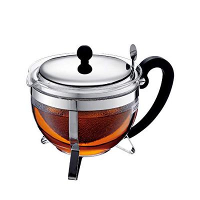 Theepot Bodum CHAMBORD Grijs Transparant 1,3 L 16,8 x 23,3 x 16,8 cm