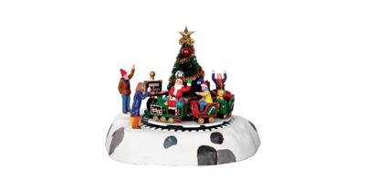 Kerstfiguur Santa's kiddie train LEMAX - Lemax Kerstfiguur Santa's kiddie train LEMAX - Lemax