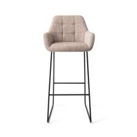 Jesper Home Barkruk 'Noto' Slide Black, kleur Biscuit Beach (zithoogte 75cm) - thumbnail