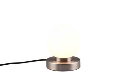 Trio TafellampjePrinz Ii nikkel met wit glas - R54011001