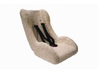 Melia bakfiets inzetstoel - peuterschaal, wit, 8-18 mnd, 550g, 27.5x45x50cm - thumbnail