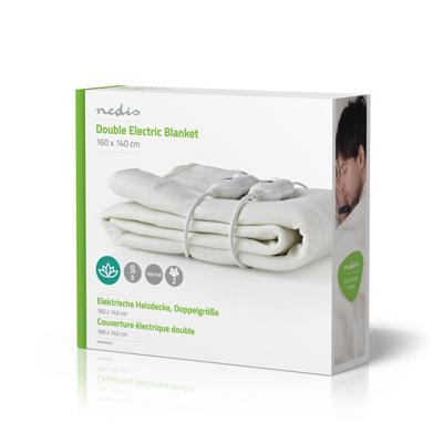 Nedis pebl110cwt2 2-persoons elektrische deken