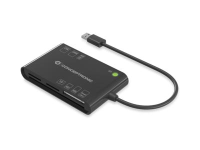 Conceptronic BIAN01B smart card reader USB 2.0 Zwart
