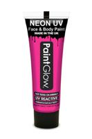 Neon Face & Body paint pink UV G.I.D 10ml - thumbnail