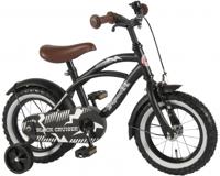 Volare black cruiser kinderfiets - jongens - 14 inch - zwart - 95% afgemonteerd - thumbnail