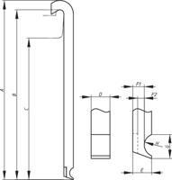Gedore Set a 4 haken tbv 1.29/1 - 8011780 - thumbnail