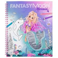 Top Model - Fantasy Model - Colouring Book w/ Sequins - Mermaid (411153) - thumbnail