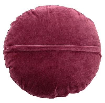 Bloomingville 90178215 bed kussen 45 x 45 cm Polyester Rond Rood