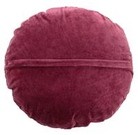 Bloomingville 90178215 bed kussen 45 x 45 cm Polyester Rond Rood - thumbnail