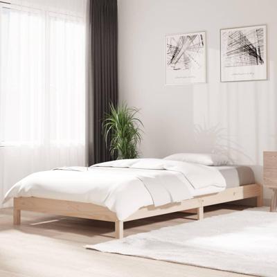 Bed stapelbaar 75x190 cm massief grenenhout Bed stapelbaar 75x190 cm massief grenenhout
