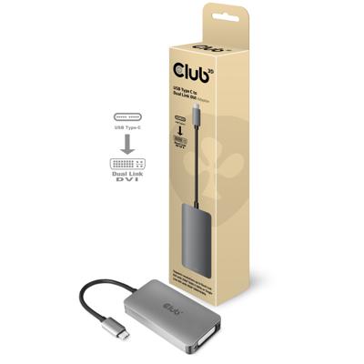 Club 3D USB Type C to DVI-I DUAL LINK Active Adapter Club 3D USB Type C to DVI-I DUAL LINK Active Adapter